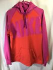 Nike Therma-Fit Women’s Pink Large Long Sleeve Polyester Hooded Sweatshirt