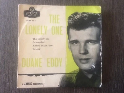 DUANE EDDY THE LONELY ONE UK 1959 LONDON AMERICAN 7" EP RE-W 1216 - Image 1 of 3