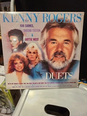 KENNY ROGERS KIM CARNES Sheena Easton Dottie Duets 1983 LP VINYL Record SEALED  - Image 1 of 4