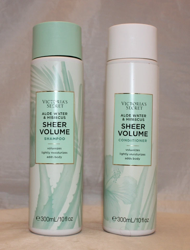 Champú y acondicionador Victoria's Secret de agua e hibisco de volumen puro Foto 1 de 1