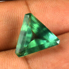 Huge Jewel 8 Cts Natural Green Fluorite Trillion Cut Loose Gemstone