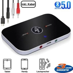 Bluetooth Transmitter Empfänger Sender Bluetooth Audio Adapter Wireless Aux TV - Bild 1 von 7