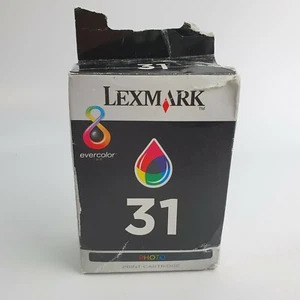 Lexmark 31 Colour 18C0031E Genuine / Original Photo Ink Cartridge Brand New - Picture 1 of 5