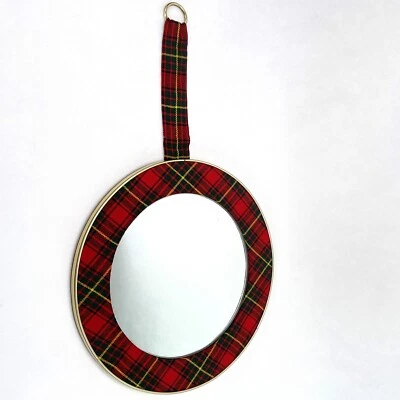 Mid-century Wall Mirror Vintage Mirror Checkered Pattern 50s Mirror - Image 1 of 4