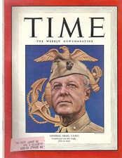 Time Magazine General Craig, U.S.M.C. August 14 1950