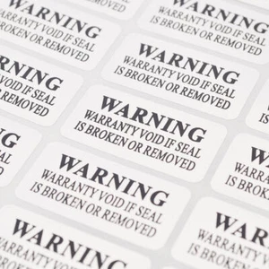 88PCS Warranty Void Barcode Security Tamper Proof Label Stickers Seals Tags DIY - Picture 1 of 8
