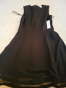 Calvin Klein Size 12 Black Occassion/Cocktail Dress or Office New With Tags - Picture 1 of 12