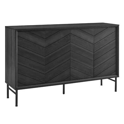 Aparador Modway EEI-6336-BLK Harper Chevron, negro Foto 1 de 4
