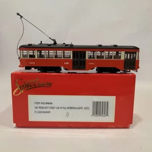 Bachmann Spectrum HO 84606 Peter Witt St. Louis Street Car 1341 mit Innenausstattung & DCC - Bild 1 von 9
