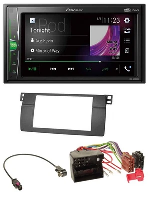 Pioneer 2DIN MP3 DAB USB Bluetooth Autoradio für BMW 3er E46 Profiversion großem - Bild 1 von 4