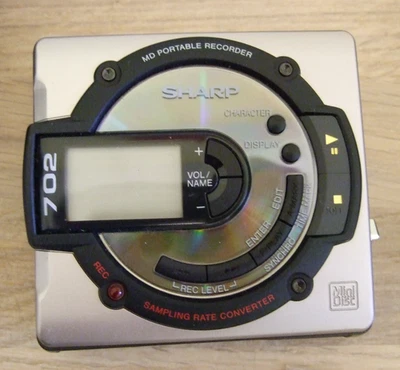 Sharp MD MS702 MiniDisc Recorder, FB, NT, OVP -BASTLER TOC Error Spares Only - Bild 1 von 4