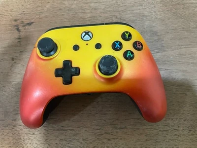 Power A Wired Controller for Xbox One&Windows 10 fire orange 1506687-01 NO CABLE - Image 1 of 4