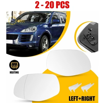 Espejo retrovisor eléctrico térmico transparente para Porsche Cayenne 2008 2009 2010 2-20 piezas diestro y derecho Foto 1 de 4