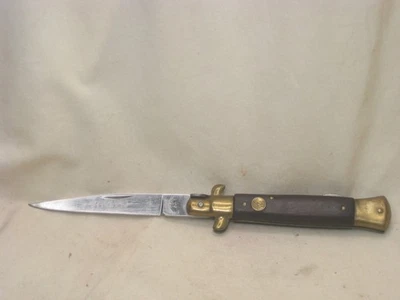 Cuchillo plegable vintage Kissing Crane KC 47 Alemania mango de madera clásico Foto 1 de 4