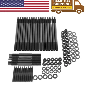 Cylinder Head Stud Kit For 97-03 Chevy LS1 LQ9 LS6 4.8L 5.3L 5.7L 6.0L Engines M - Picture 1 of 11