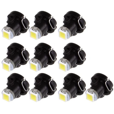 10Pcs White T3 Neo Wedge 2835 LED Dashboard A/C Climate Control HVAC Light Lamp - Image 1 of 4