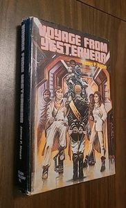 Voyage from Yesteryear by James P. Hogan (1982, Hardcover w/DJ) - Picture 1 of 9