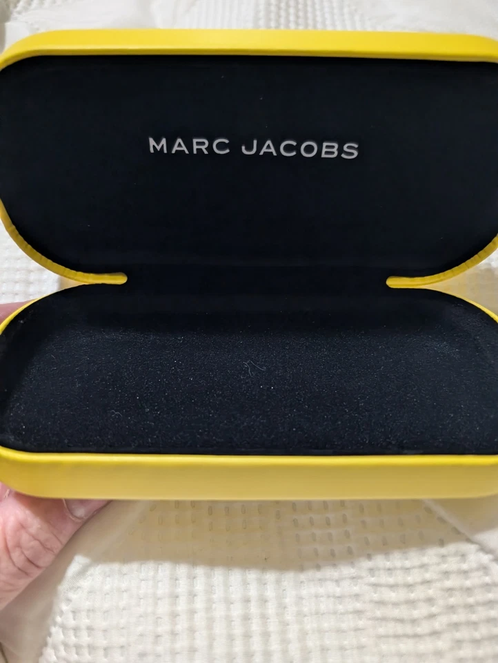 Желтый Marc Jacobs очки/солнцезащитные очки жесткий чехол и чистящая ткань - Изображение 1 из 4