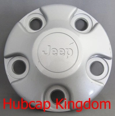 Tapacubos central plateada para rueda Jeep Wrangler 2007-2018 1AH90TRMAC atornillable Foto 1 de 2