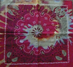 1x100% Cotton Bandana in Pink(55cm x 55cm) Durag/head wrap/wear. - Imagen 1 de 7