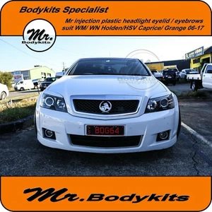 Plastic Injection Headlight Eyelid Eyebrows For Holden Caprice Statesman WM WN - Picture 1 of 12