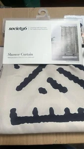 Society6 Tribal Midcloth Shower Curtain 68inch X 72inch 6pcs in a box - Picture 1 of 3