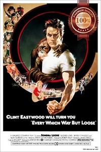 EVERY WHICH WAY BUT LOOSE 78 OFFICIAL ORIGINAL CINEMA MOVIE PRINT PREMIUM POSTER - Imagen 1 de 6