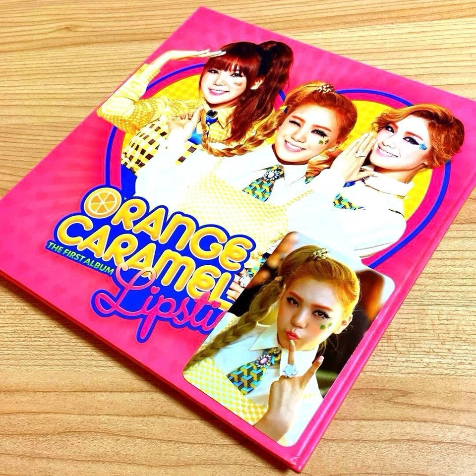 Orange Caramel Lizzy Lipstick CD 1st Album Photo Trading Card DVD Music KPOP Foto 1 de 3