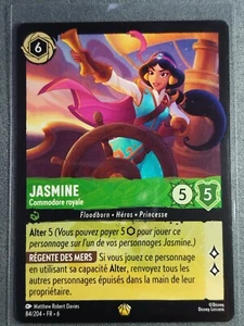 Carte LORCANA FR - Chapitre 6 84/204 Jasmine - Légendaire non Foil Neuf - Imagen 1 de 2