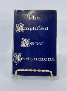 The Amplified New Testament Holy Bible HC W/DJ 1959 Lockman Foundation Zondervan - Picture 1 of 10
