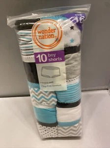 Wonder Nation Girls Boyshorts Panties Underwear Tag Free - Picture 1 of 12
