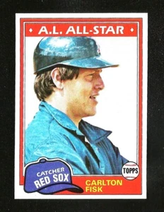 1981 Topps Baseball #480 Carlton Fisk Neuwertig + Hof Boston Red Sox (SB4) - Bild 1 von 1
