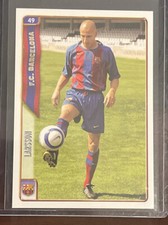 2004-05 Mundicromo Las Finchas De la Liga #49 Henry Larsson Pack fresh Barcelona