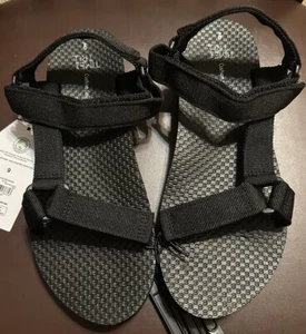 Size 9 Time and Tru Women’s Natural Sandals Cushion Sole NWT Shoes - Picture 1 of 7