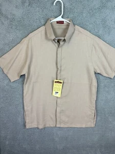 Barong Lumban Men’s Short Sleeve Tagalog Shirt Size Large Button Up Shirt New - Picture 1 of 15