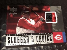 Ken Griffey Jr 2001 Upper Deck Slugger Choice Game Used Batting Glove Patch