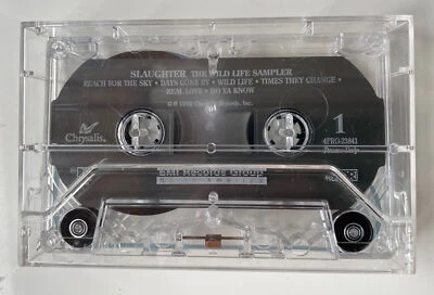 SLAUGHTER The Wild Life Sampler ADVANCE CASSETTE PROMO Unplayed / Near Mint - Image 1 of 2