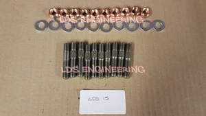 Vauxhall 2.2 16v X22XE X22SE Y22SE Astra Calibra Cavalier Exhaust stud + Nut set - Picture 1 of 1