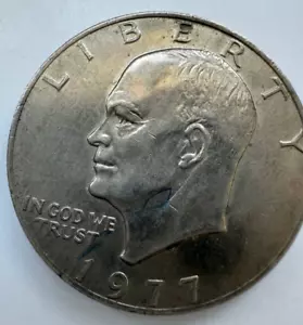 P Eisenhower 1977 $1 dólar FG - Imagen 1 de 2