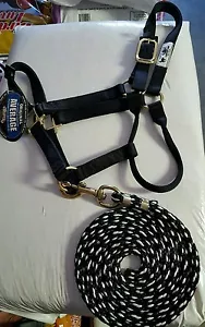 Halter de nailon negro Weaver Leather 35-7005 no adj. Horse Tack - promedio - Imagen 1 de 4