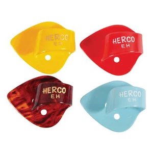 Dunlop FTP Herco Flat Thumbpicks (24 pieces) Color Sorted.Extra Heavy - Picture 1 of 3