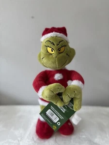 Grinch Plush Heart Hands in Santa Suit, 7inch NWT. - Picture 1 of 3
