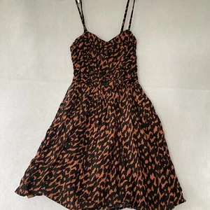 Mink Pink Dress Women's Extra Small Animal Print Babydoll Mini 0346 - Picture 1 of 12