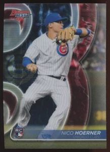 2020 Bowman's Best Rifrattore Nico Hoerner Rookie Chicago Cubs #46 - Foto 1 di 2