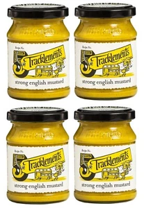 Tracklements Strong English Mustard 140g PACK OF 4 - Picture 1 of 2
