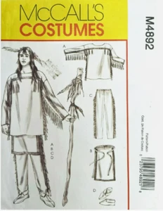 Men's Native American Indian Sewing Pattern U-Pick Size S-XXXL McCall's 4892 OOP - Picture 1 of 2