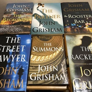 Lot Of 8 1st Edition Hardcover John Grisham Book Novel VGC Partner Reckoning Etc - Picture 1 of 22