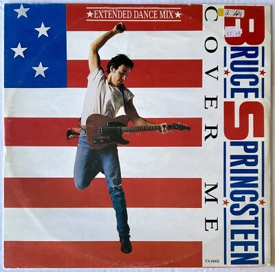 Bruce Springsteen ‎– Cover Me (Extended Dance Mix) - Vinyl 12” Single TA 4662 UK - Image 1 of 4