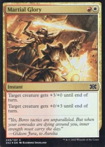MARTIAL GLORY 249/331 FOIL DOUBLE MASTERS 2022 MTG MAGIC NM (yourdeckbuilder) - Picture 1 of 1