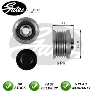 Alternator Pulley Gates Fits Fiat Doblo Bravo Stilo Alfa Romeo 159 Saab 9-3 9-5 - Picture 1 of 1